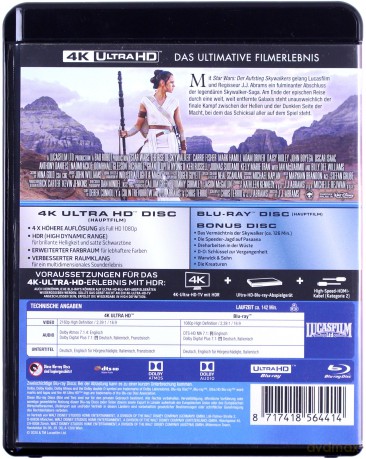 Star Wars: Episode IX - The Rise of Skywalker (Gwiezdne Wojny: Skywalker. Odrodzenie) [Blu-Ray 4K]+[Blu-Ray]