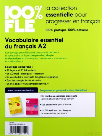 100% FLE Vocabulaire essentiel du français A1-A2 - Luis Alberto Andia, Odile Rimbert [KSIĄŻKA]