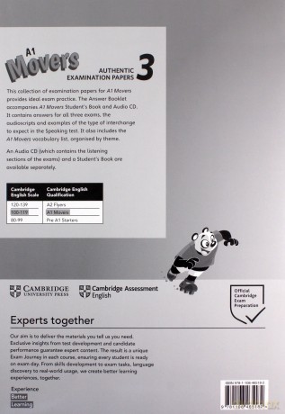 A1 Movers 3 Answer Booklet [KSIĄŻKA]
