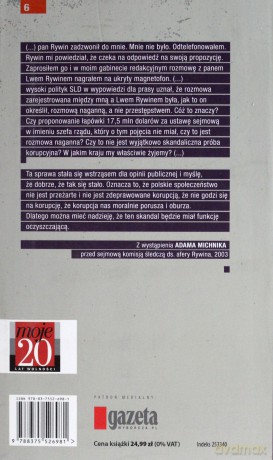 Dzieła Wybrane Adama Michnika 06: Dwie dekady wolności [KSIĄŻKA]