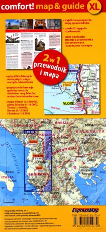 Albania laminowany map&guide (2w1: przewodnik i mapa) - Izabela Nowek