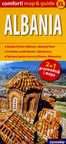Albania laminowany map&guide (2w1: przewodnik i mapa) - Izabela Nowek