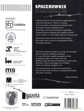 Spacerownik Cmentarz żydowski w Łodzi - Joanna Podolska [KSIĄŻKA]