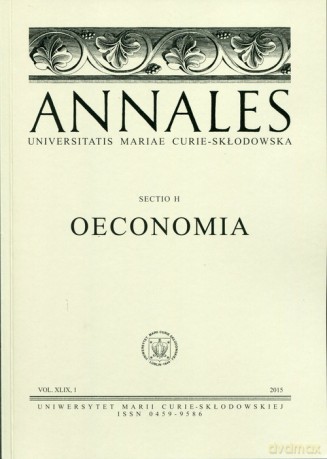 Annales XLIV Oeconomia [KSIĄŻKA]