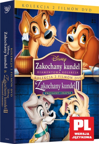 Zakochany kundel + Zakochany kundel 2: Przygody Chapsa (Disney) [BOX] [2DVD]
