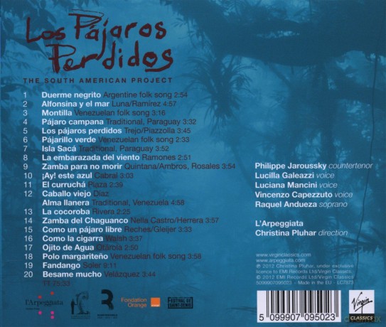 Christina Pluhar: Los Pajaros Perdidos [CD]