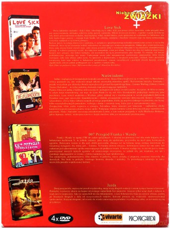Niebezpieczne związki: Love Sick / Nieświadomi / 007 Przygód Franka i Wendy / Jazda [BOX] [4DVD]