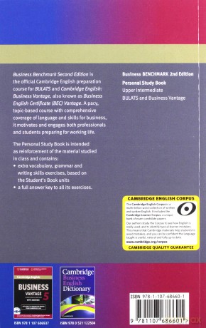 Business Benchmark Upper Intermediate Personal Study Book - Guy Brook-Hart [KSIĄŻKA]