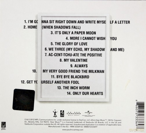 Paul Mccartney: Kisses On The Bottom (ecopack) [CD]