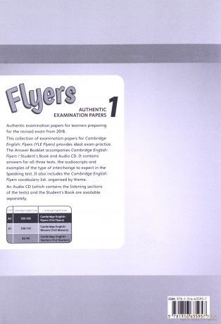Cambridge English Flyers 1 Authentic Examination Papers Answer Booklet [KSIĄŻKA]