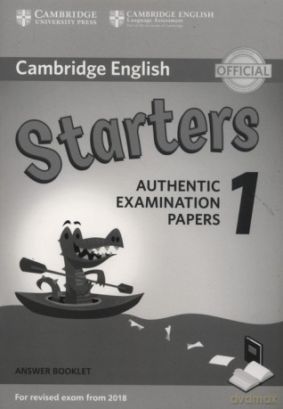 Cambridge English Starters 1 Authentic Examination Papers Answer Booklet [KSIĄŻKA]