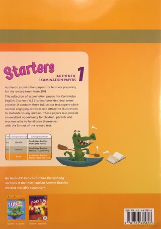 Cambridge English Starters 1 Student's Book Authentic Examination Papers [KSIĄŻKA]