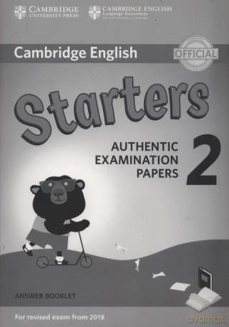 Cambridge English Starters 2 Answer booklet [KSIĄŻKA]