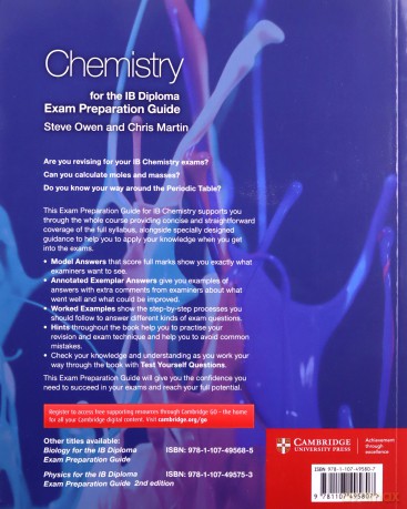 Chemistry for the IB Diploma Exam Preparation - Steve Owen, Chris Martin [KSIĄŻKA]