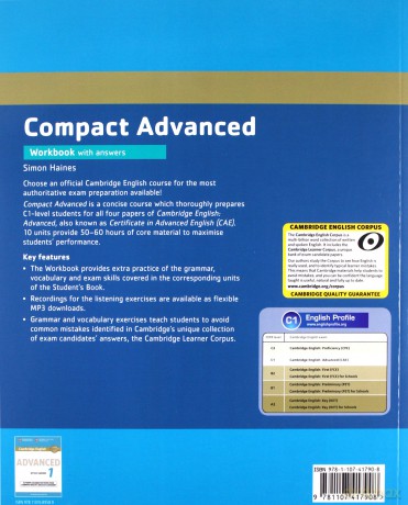 Compact Advanced Workbook with Answers - Simon Haines [KSIĄŻKA]