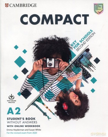 Compact Key for Schools A2 Student's Book with Online Workbook - Emma Heyderman, Susan White [KSIĄŻKA]