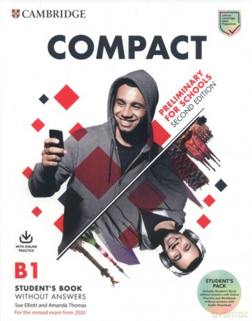 Compact Preliminary for Schools B1 Student's Pack - Sue Elliott, Amanda Thomas [KSIĄŻKA]
