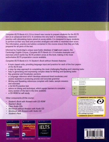 Complete IELTS Bands 6.5-7.5 Student's Book without answers - Guy Brook-Hart, Vanessa Jakeman [KSIĄŻKA]