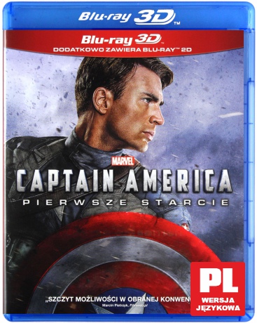 Kapitan Ameryka: Pierwsze starcie 3D [Blu-Ray]+[Blu-Ray 3D]