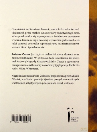 Czterdzieści dni - Antoine Cassar [KSIĄŻKA]