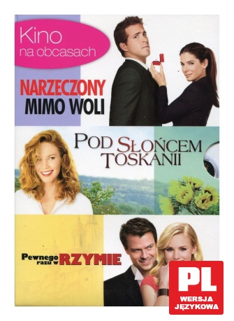 Kino na obcasach vol. 3: Narzeczony mimo woli / Pod słońcem Toskanii / Pewnego razu w Rzymie [BOX] [3DVD]