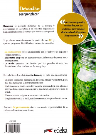 Descubre La gastronomia - Prada Marisa de, Ortega Paloma Puente [KSIĄŻKA]