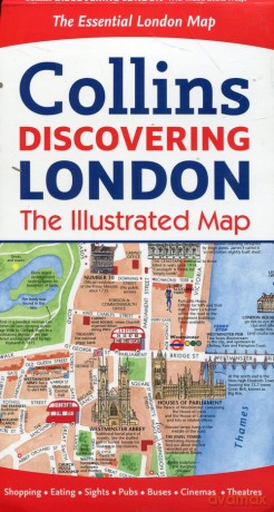 Discovering London Illustrated Map [KSIĄŻKA]