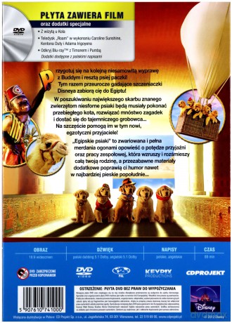 Egipskie psiaki (Disney) [DVD]