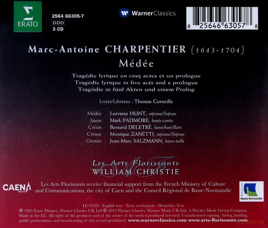 Christie / Hunt / Padmore / Laf: Char:Medee [3CD]