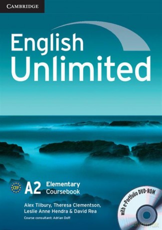 English Unlimited Elementary Coursebook with e-Portfolio-ROM - Alex Tilbury, Theresa Clement [KSIĄŻKA]