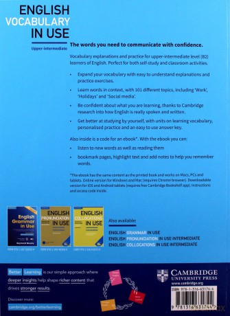 English Vocabulary in Use Upper-intermediate - Michael McCarthy, Felicity O'Dell [KSIĄŻKA]