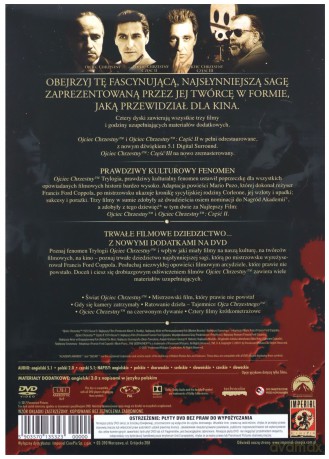 Ojciec Chrzestny Trylogia - odnowiona edycja [4DVD]