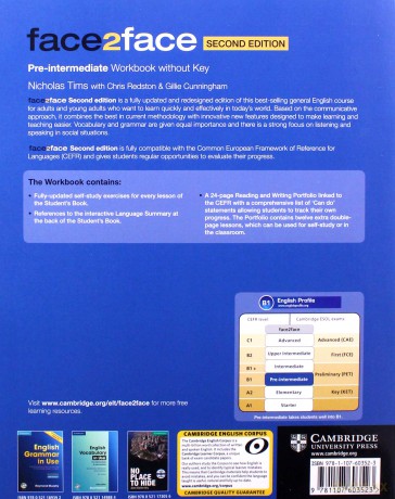 face2face Pre-intermediate Workbook without Key - Nicholas Tims, Chris Redston [KSIĄŻKA]