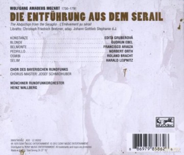 Heinz Wallberg: Die Entführung Aus Dem Serail - The Sony Opera House [2CD]