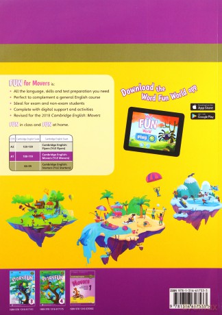 Fun for Movers Student's Book + Online Activities + Audio + Home Fun Booklet 4 - Anne Robinson, Karen Saxby [KSIĄŻKA]