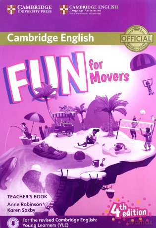 Fun for Movers Teacher's Book + Downloadable Audio - Anne Robinson, Karen Saxby [KSIĄŻKA]