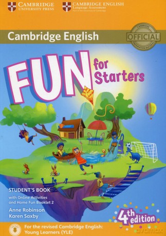 Fun for Starters Student's Book with Online Activities with Audio and Home Fun Booklet 2 - Anne Robinson, Karen Saxby [KSIĄŻKA]
