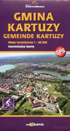 Gmina Kartuzy mapa turystyczna 1:40 000