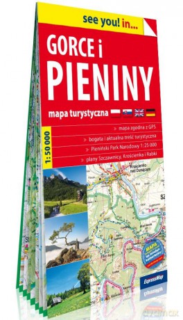 Gorce i Pieniny mapa turystyczna 1:50 000