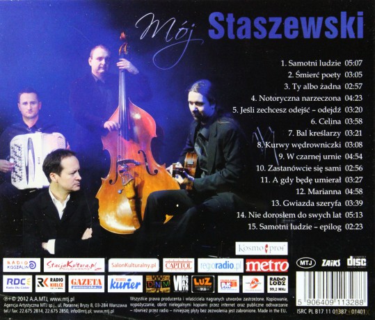 Jacek Bończyk: Mój Staszewski [CD]