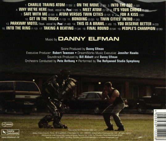 Real Steel soundtrack (Giganci ze stali) (Danny Elfman) [CD]
