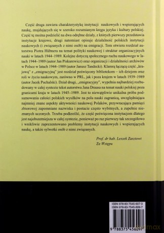 Histora nauki polskiej Część 2 Instytucje [KSIĄŻKA]