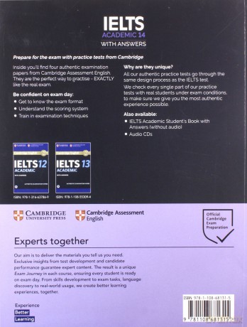 IELTS 14 Academic Authentic Practice Tests with answers [KSIĄŻKA]