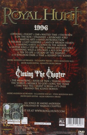 Royal Hunt: Future's Coming From The Past - Live In Japan 1996-1998 [2DVD]