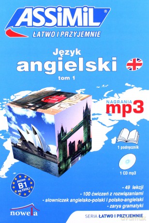 Język angielski łatwo i przyjemnie (Tom 1) B1 MP3 Poziom B1 - Karolina Frąckowiak [KSIĄŻKA]