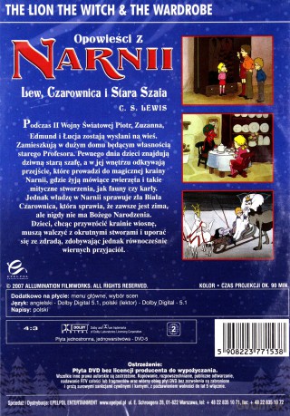 Opowieści z Narnii: Lew, Czarownica i Stara szafa (wersja animowana) [DVD]
