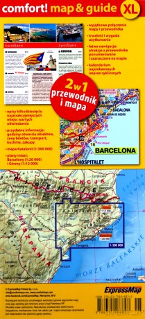 Katalonia, Costa Brava, Barcelona 2w1: przewodnik+mapa