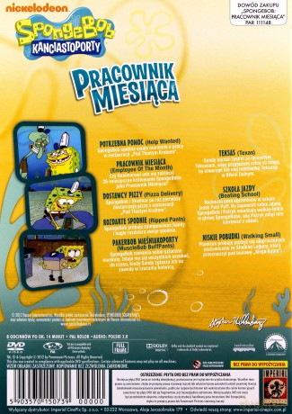 SpongeBob Kanciastoporty: Pracownik miesiąca [DVD]