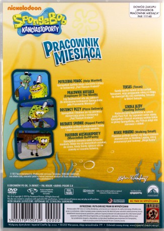 SpongeBob Kanciastoporty: Pracownik miesiąca [DVD]