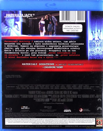 Paranormal Activity 3 [Blu-Ray]